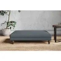 Marri Grand Dining Footstool - Dusk, Linen