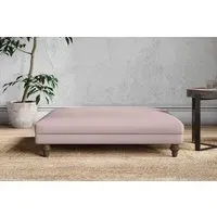 Marri Grand Dining Footstool - Lavender, Recycled Cotton