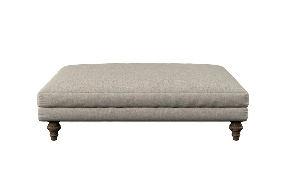 Marri Grand Dining Footstool - Natural, Linen
