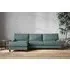 Marri Grand Right Hand Chaise Sofa - Airforce, Recycled Cotton