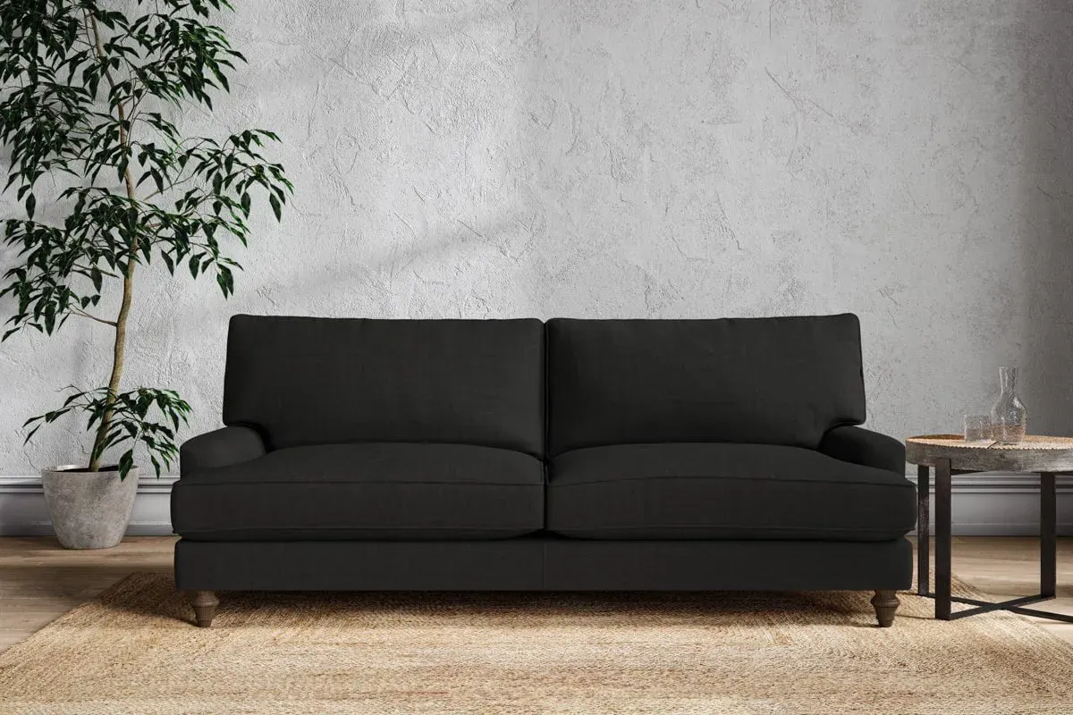 Marri Grand Sofa - Charcoal, Linen