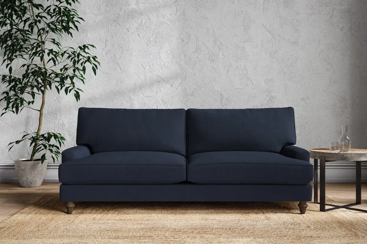 Marri Grand Sofa - Indigo, Linen