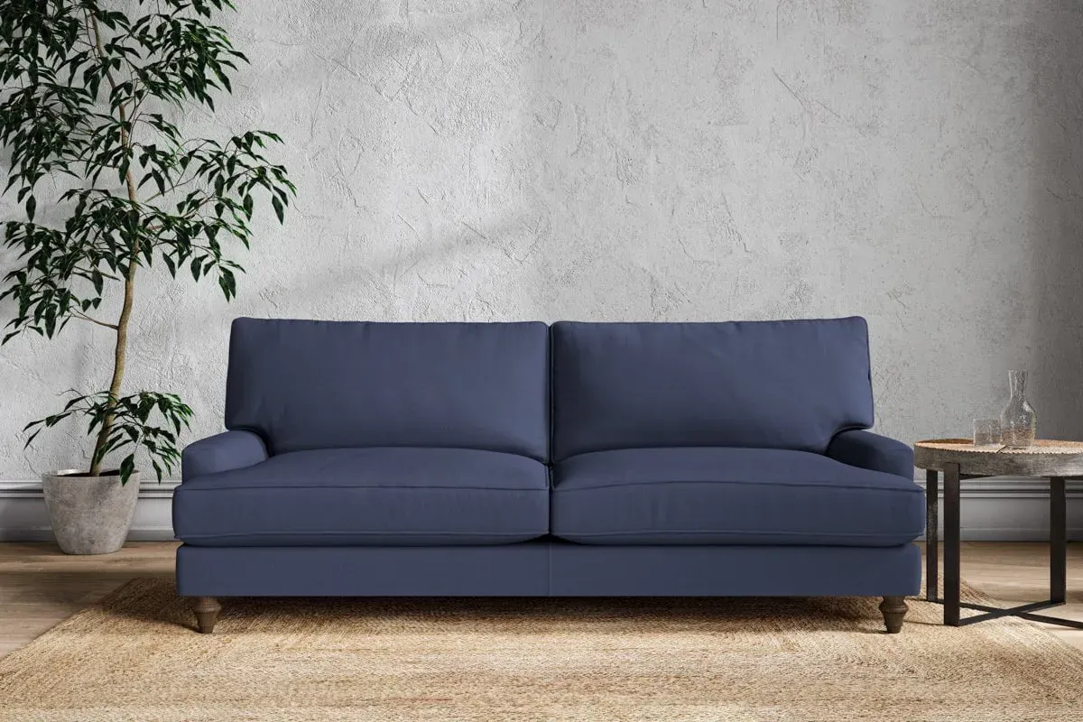 Marri Grand Sofa - Navy, Recycled Cotton