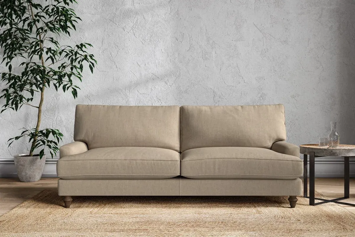 Marri Grand Sofa - Pebble, Linen
