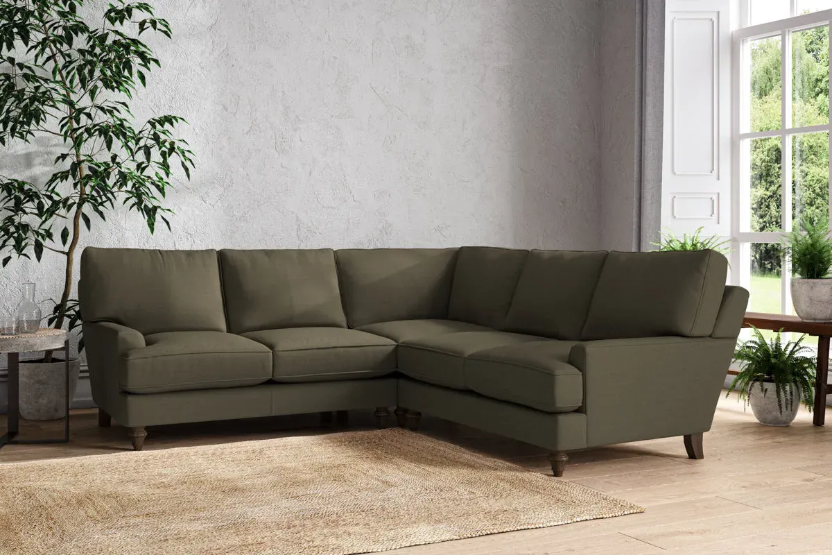 Marri Large Corner Sofa - Fatigue, Recycled Cotton