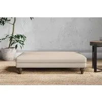 Marri Large Dining Footstool - Natural, Recycled Cotton