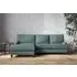 Marri Large Right Hand Chaise Sofa - Airforce, Recycled Cotton