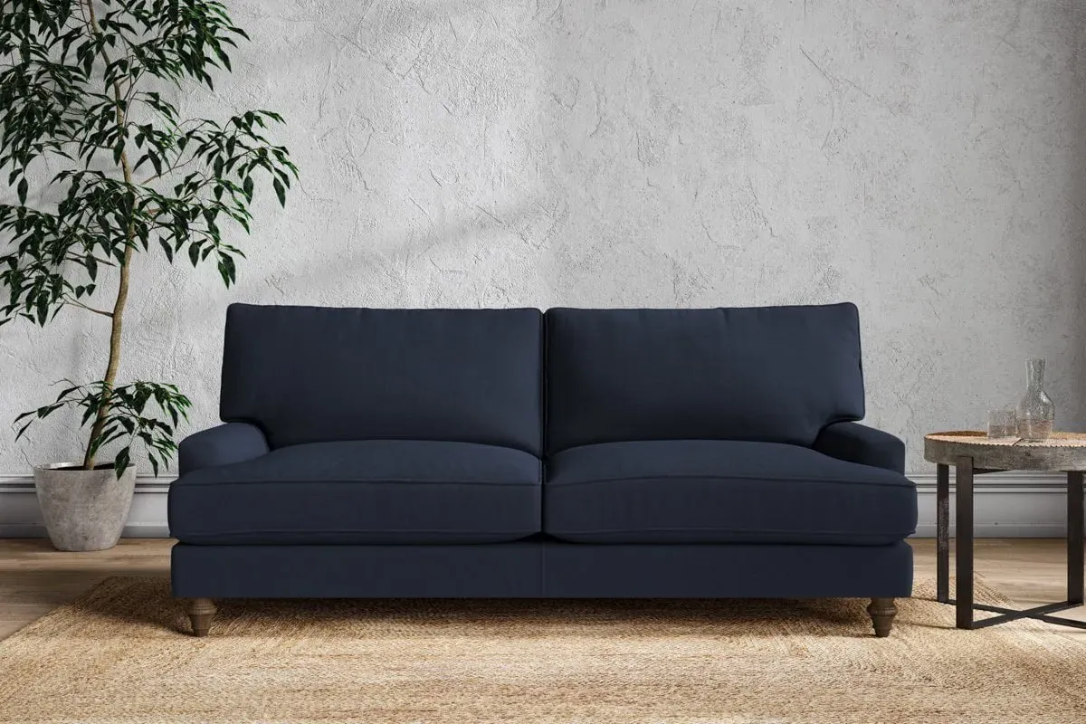 Marri Large Sofa - Indigo, Linen
