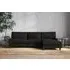 Marri Left Hand Chaise Sofa - Charcoal, Linen