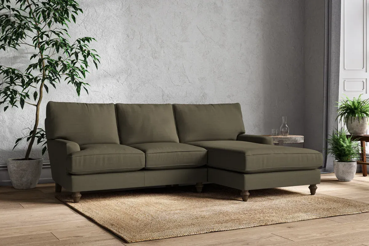 Marri Left Hand Chaise Sofa - Fatigue, Recycled Cotton image