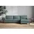 Marri Left Hand Chaise Sofa Grand - Airforce, Recycled Cotton