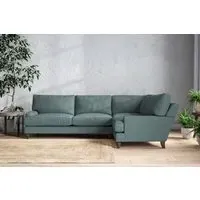 Marri Left Hand Corner Sofa - Airforce, Recycled Cotton