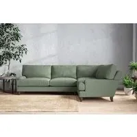 Marri Left Hand Corner Sofa - Jade, Linen