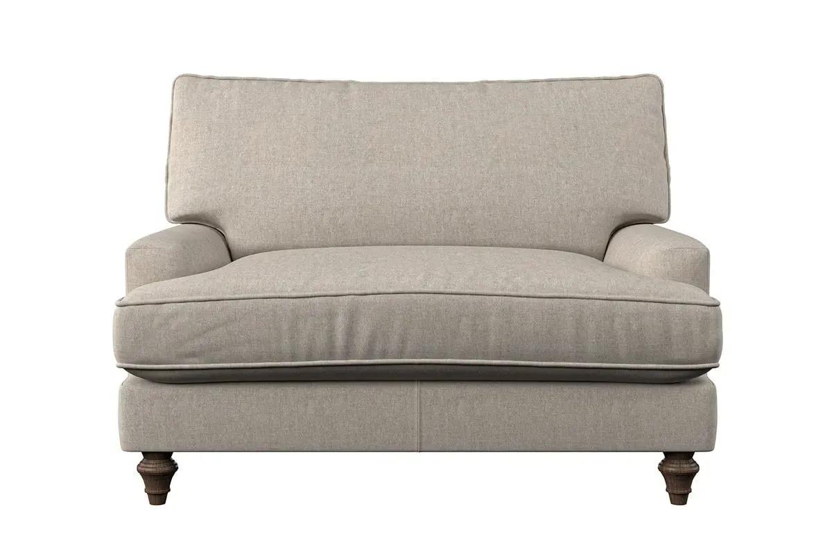 Marri Love Seat - Natural, Brera Linen