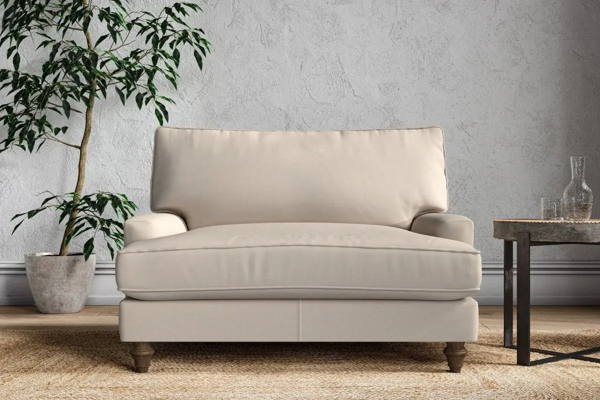 Marri Love Seat - Natural, Recycled Cotton