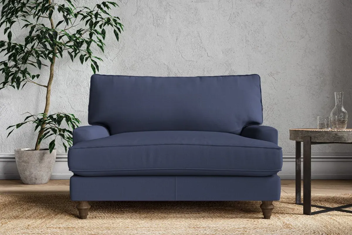 Marri Love Seat - Navy, Recycled Cotton