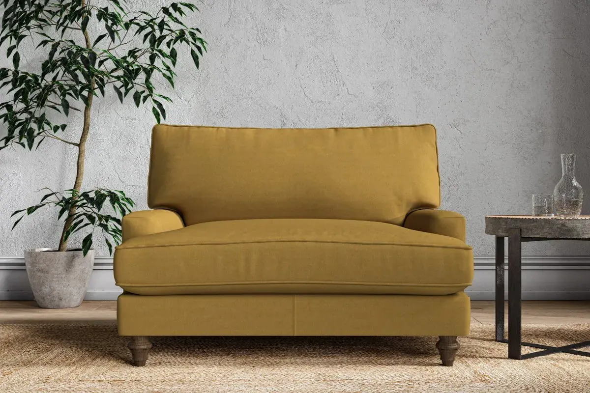 Marri Love Seat - Ochre, Recycled Cotton