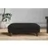 Marri Medium Dining Footstool - Charcoal, Linen