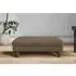 Marri Medium Dining Footstool - Chestnut, Linen