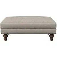 Marri Medium Dining Footstool - Natural, Linen
