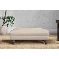 Marri Medium Dining Footstool - Natural, Recycled Cotton