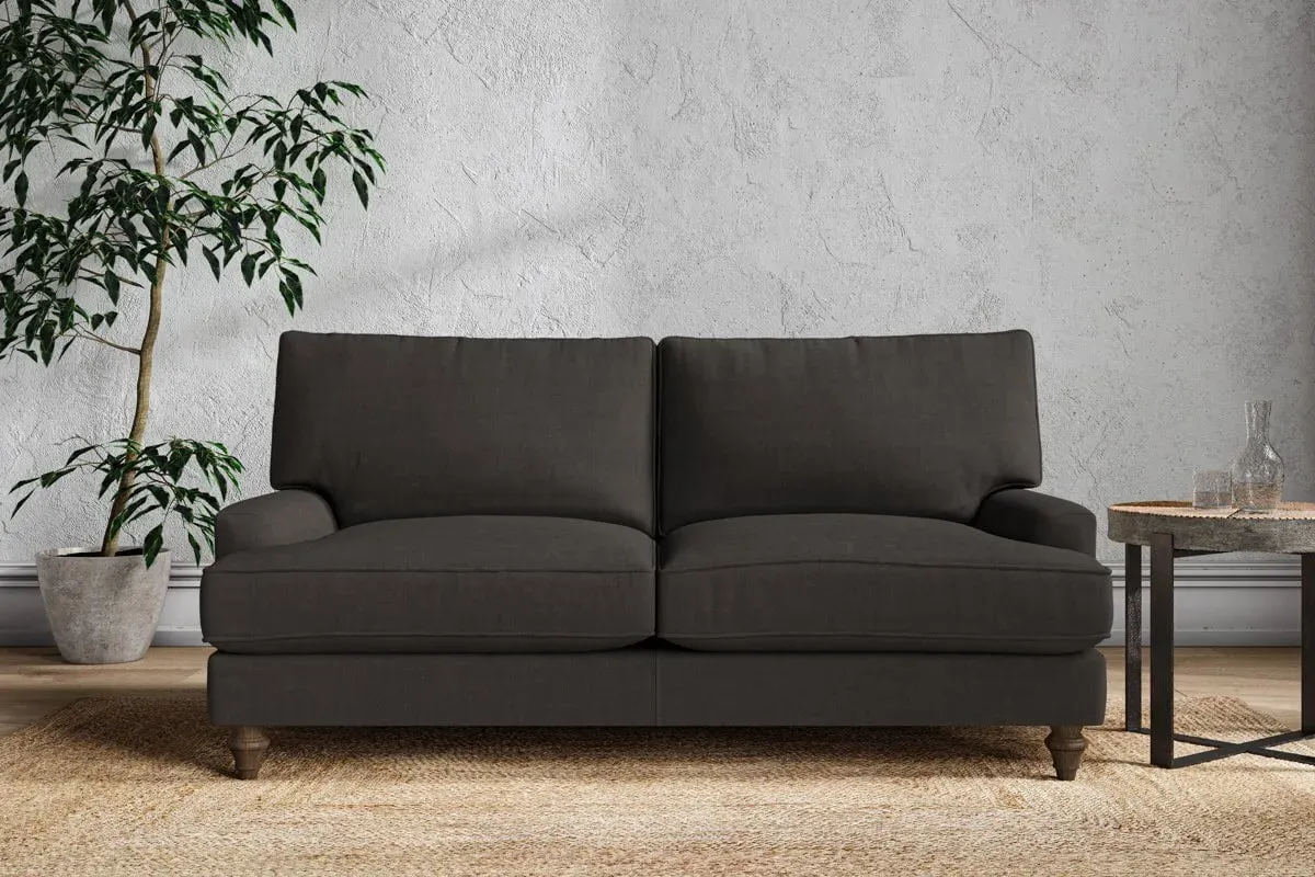Marri Medium Sofa - Espresso, Linen