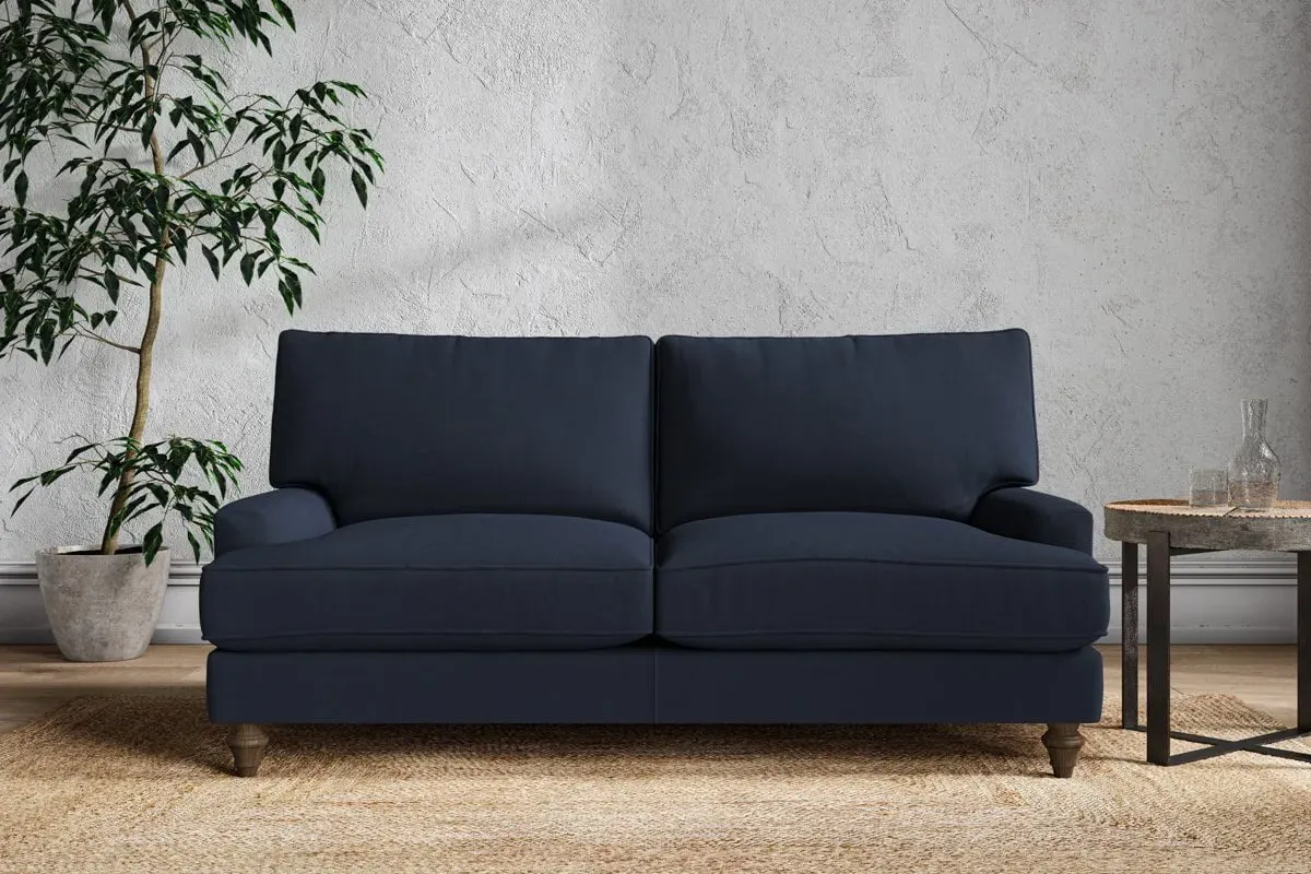 Marri Medium Sofa - Indigo, Linen