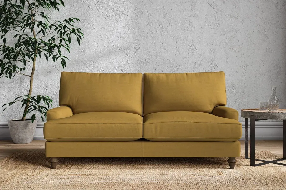 Marri Medium Sofa - Ochre, Recycled Cotton