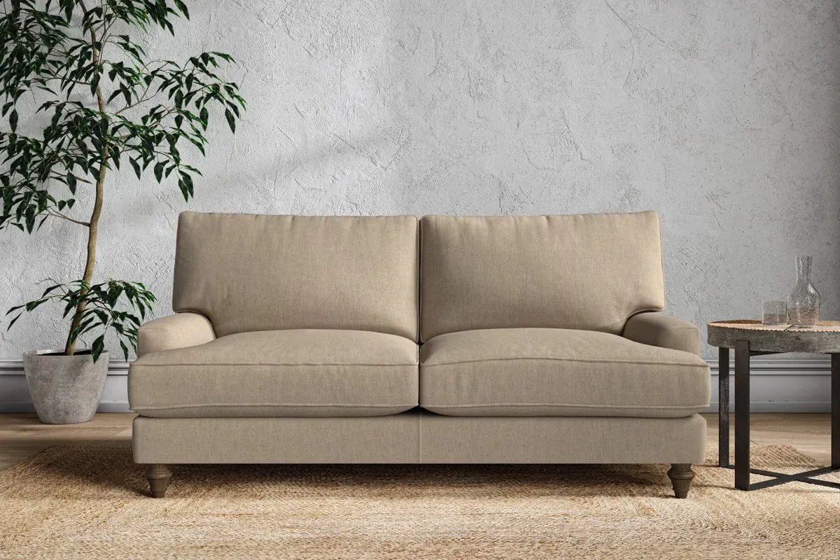 Marri Medium Sofa - Pebble, Linen