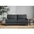 Marri Medium Sofa - Thunder, Recycled Cotton
