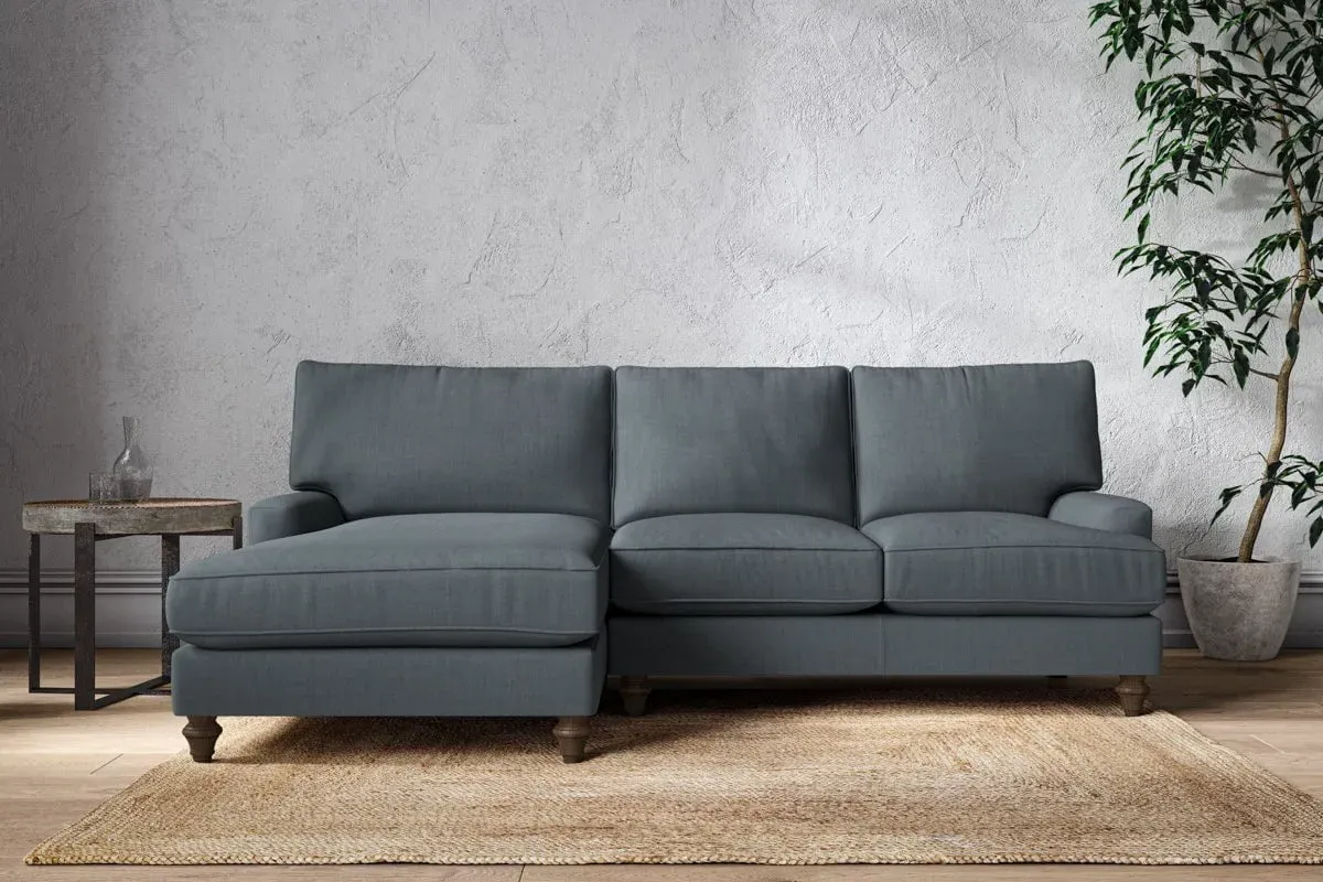 Marri Right Hand Chaise Sofa - Dusk, Linen