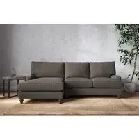 Marri Right Hand Chaise Sofa - Granite, Linen