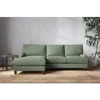 Marri Right Hand Chaise Sofa - Jade, Linen