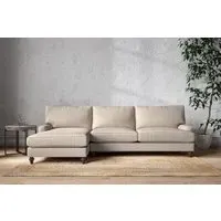 Marri Right Hand Chaise Sofa - Natural, Cotton