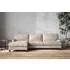 Marri Right Hand Chaise Sofa - Natural, Cotton