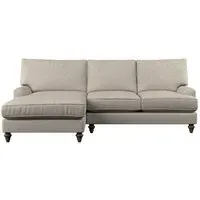 Marri Right Hand Chaise Sofa - Natural, Linen