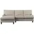Marri Right Hand Chaise Sofa - Natural, Linen