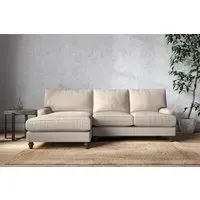 Marri Right Hand Chaise Sofa - Natural, Recycled Cotton