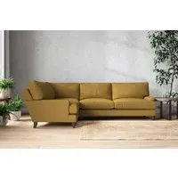 Marri Right Hand Corner Sofa - Ochre, Recycled Cotton