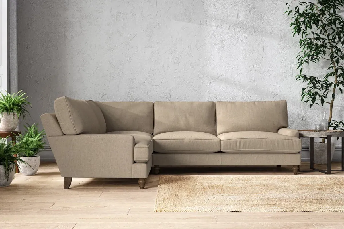 Marri Right Hand Corner Sofa - Pebble, Linen
