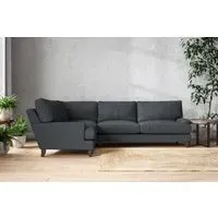 Marri Right Hand Corner Sofa - Thunder, Recycled Cotton