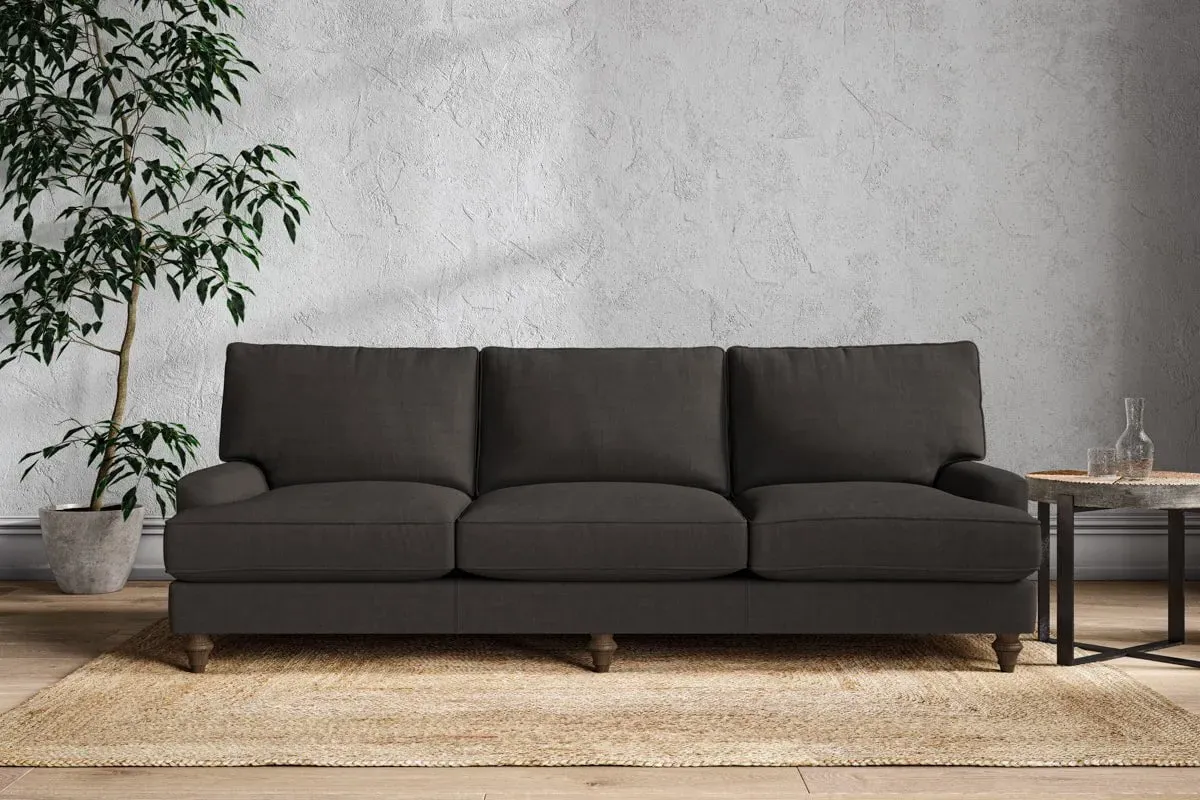 Marri Super Grand Sofa - Espresso, Linen