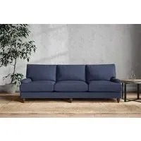 Marri Super Grand Sofa - Navy, Recycled Cotton