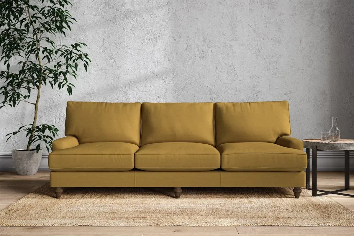 Marri Super Grand Sofa - Ochre, Recycled Cotton