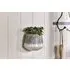 Matamba Small Wall Hung Planter - Black Lines, Ceramic