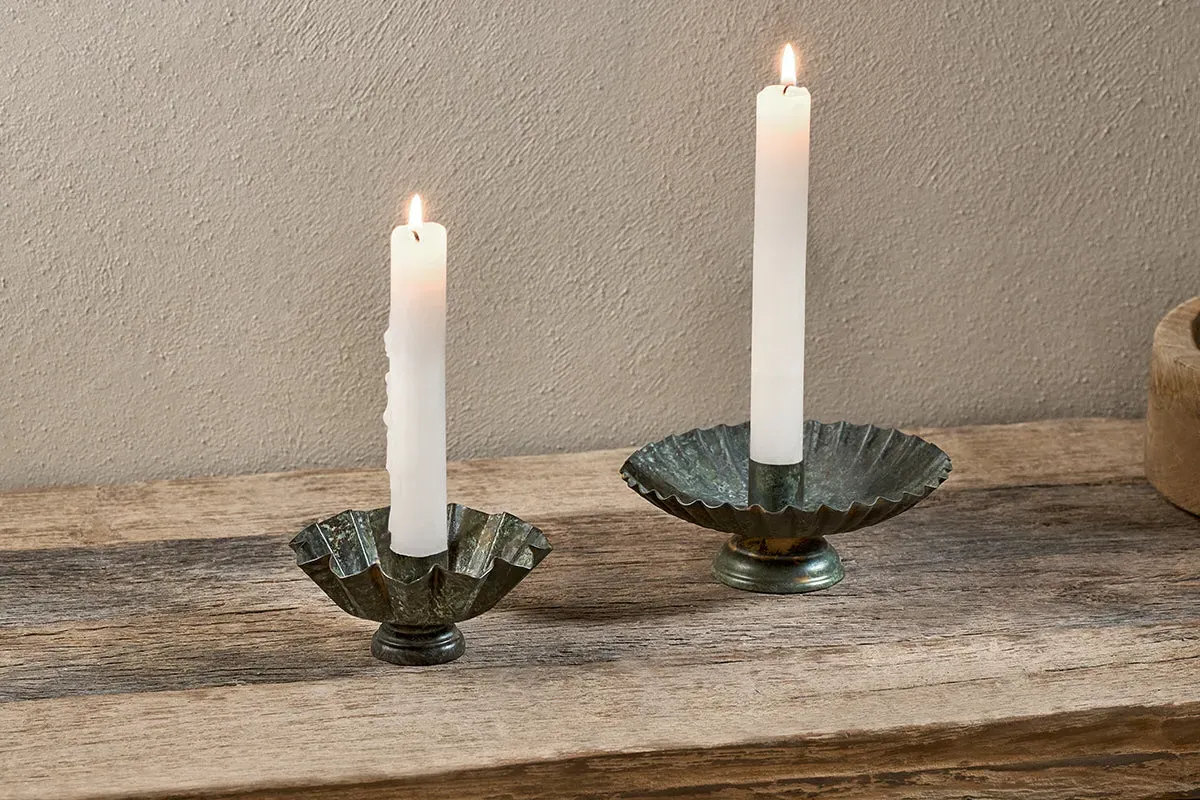 Matu Small Candle Holder - Antique Patina image
