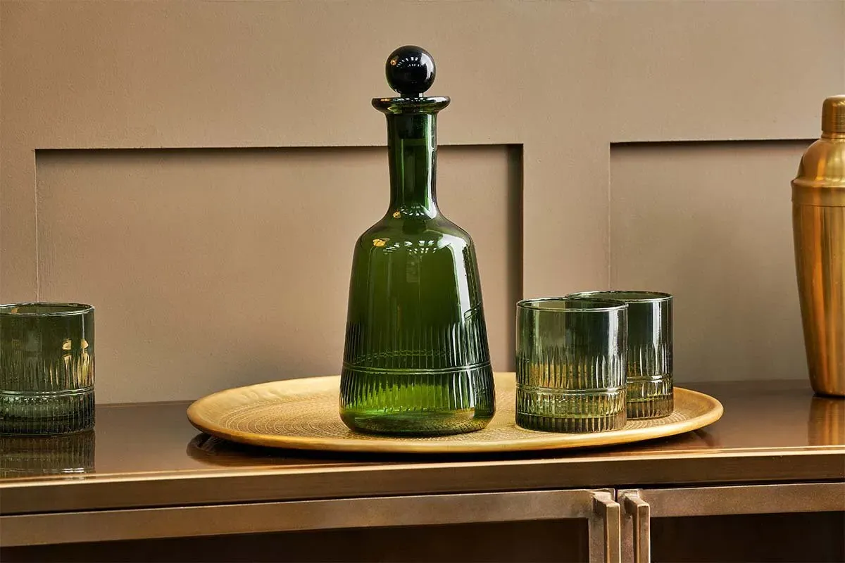 Mila Decanter - Dark Emerald