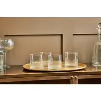 Mila Tumbler Set of 4 - Clear