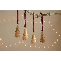 Mishti Tree Baubles Set of 4 Small - Antique Brass, Iron alternate view