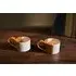 Mittee Ceramic Teacup Tealight Holder Set of 2 - White